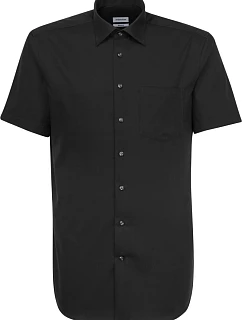 Shirt Regular SSL Košile s krátkým rukávem model 22501384 black - Seidensticker