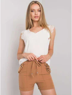 Šortky DHJ SN model 15733976 světle hnědá - FPrice