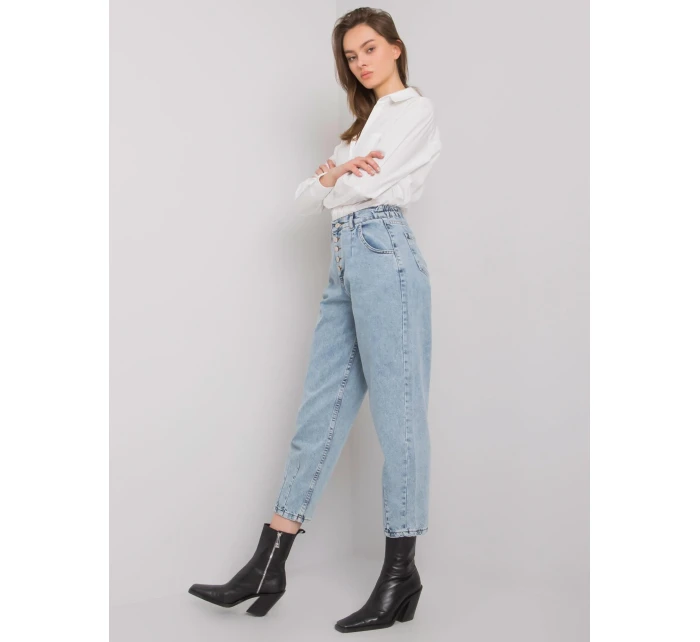 Džínsové nohavice MR SP 5157.27 modrá