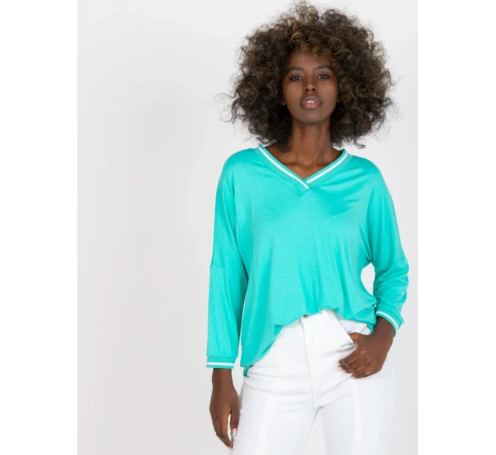 Blúzka RV BZ 7805.66P tyrkysová