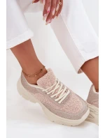 Sneakersy Damskie Z Cyrkoniami I Futerkiem Typu Baranek Jasnobeżowe Zarika Sneakersy Damskie Z Cyrkoniami I Futerkiem Typu Baranek Jasnobeżowe Zarika