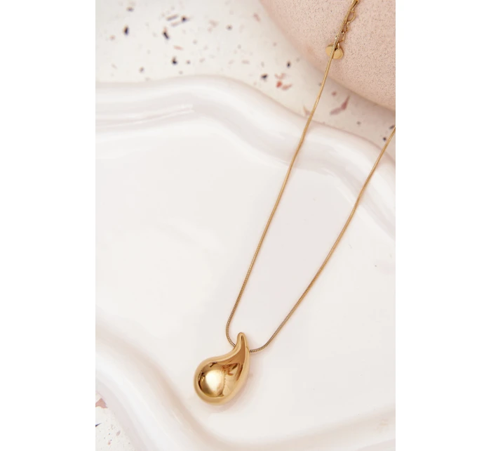 Náhrdelník Na Žíji S Přívěskem Slza Zlato