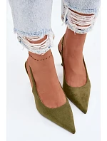 Sandále na podpätku model 226918 Vykročte štýlovo