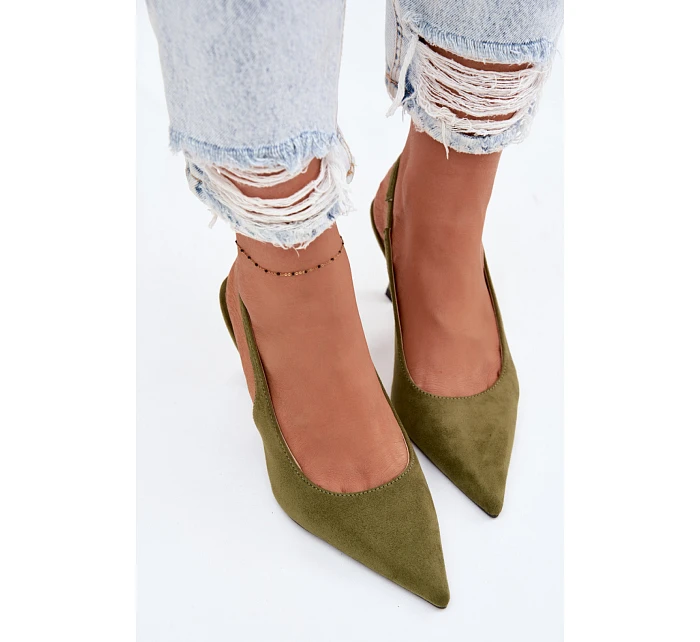 Sandále na podpätku model 226918 Vykročte štýlovo