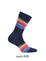 Pánske ponožky Wola Perfect Man vzorované W 94N03 Casual