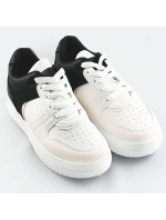 Bielo-čierne dvojfarebné dámske tenisky sneakers (XWH2120X)