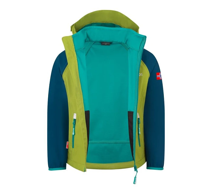 Zip Off XT Softshellová bunda  green model 22055373 - Trollkids