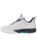 K-Swiss ULTRASHOT LIGHT WHITE/CARBON/BALTIC-M (04767-148-M) K-Swiss ULTRASHOT LIGHT WHITE/CARBON/BALTIC-M (04767-148-M)