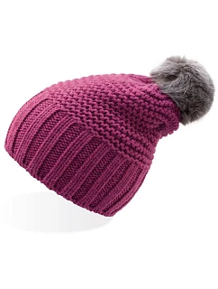 Bianco Pletená čepice s bambulí " model 22452627 - Atlantis Headwear