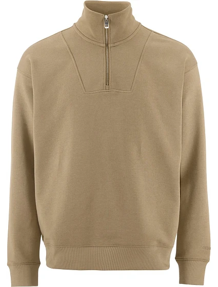 Craft Corporate Frequent Hz Sweatshirt M Pánska mikina s 1/4 zipsom 81.6304 taupe Craft Corporate Frequent Hz Sweatshirt M Pánska mikina s 1/4 zipsom 81.6304 taupe