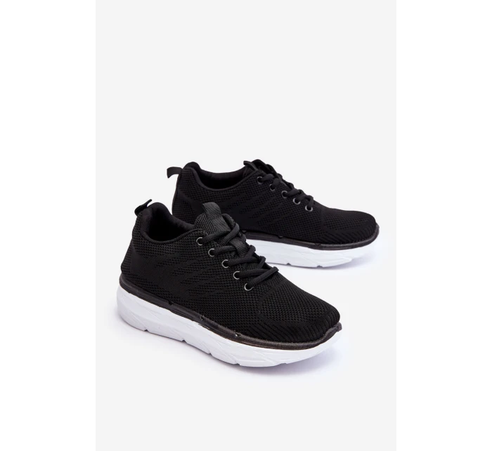 Dámská šněrovací sportovní obuv Černá model 21622857 - Boto