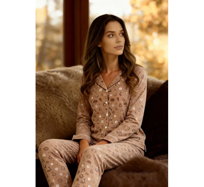 Smile 4 3XL5XL dámské rozepínací pyžamo model 21750838 - Cornette