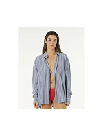 Dámská košile RIP CURL Beach Days Pinstripe Shirt, modrá Dámská košile RIP CURL Beach Days Pinstripe Shirt, modrá