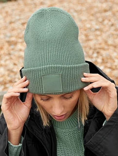 B Pletená čepice Patch 53. olive green model 22442499 - Beechfield