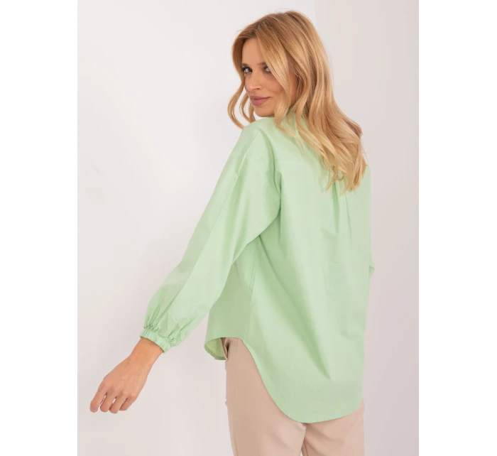 Koszula BP KS model 21215664 pistacjowy - FPrice Koszula BP KS model 21215664 pistacjowy - FPrice