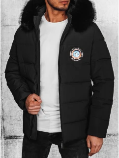 Pánská prošívaná zimní bunda černá Dstreet model 21972147 - FashionStreet