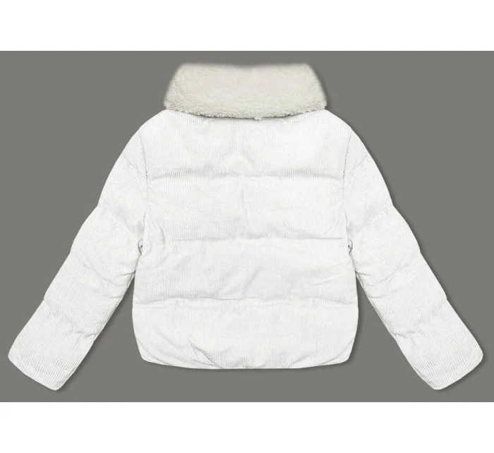 kurtka damska z  biała model 21247680 - J.STYLE