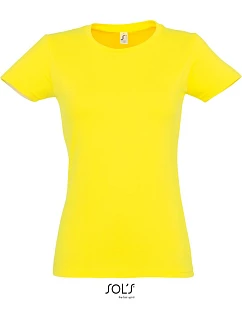 SOL'S Imperial Women Dámske tričko z hrubej bavlny 25.1502 lemon