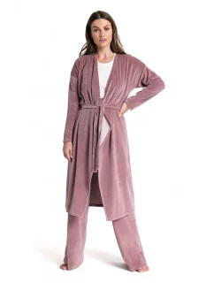 Dámsky zamatový župan LA087 - Lalupa