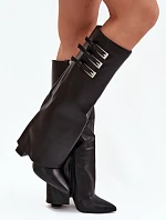 Dámske topánky na podpätku C-354 Black - Stephan Paris