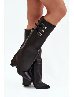 Dámske topánky na podpätku C-354 Black - Stephan Paris