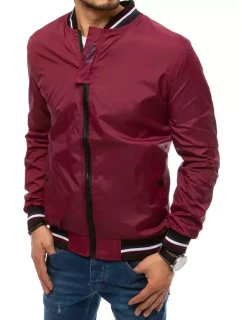 Pánská přechodná bunda bordó Dstreet model 21962868 - FashionStreet