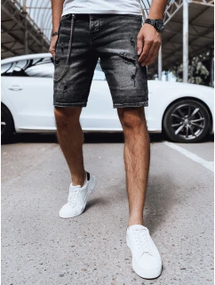 Pánské džínové šortky černé Dstreet model 21964746 - FashionStreet