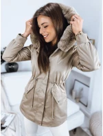 Dámská bunda MEGI beige Dstreet TY3304