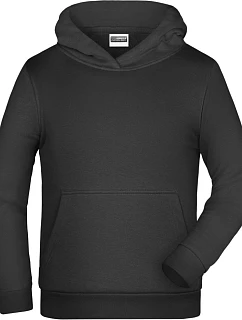 JN Dětská mikina s kapucí 02. black model 22413995 - Daiber