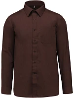 K Popelínová košile s dlouhým rukávem 20.K brown model 22510011 - Kariban K Popelínová košile s dlouhým rukávem 20.K brown model 22510011 - Kariban