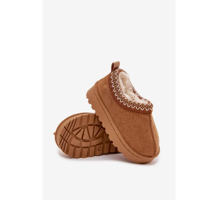 Śniegowce Dziecięce Z Haftem Camel Prina