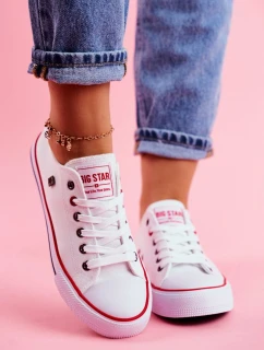 Dámské Bílé tenisky Big Star model 21501765 - Big Star Shoes