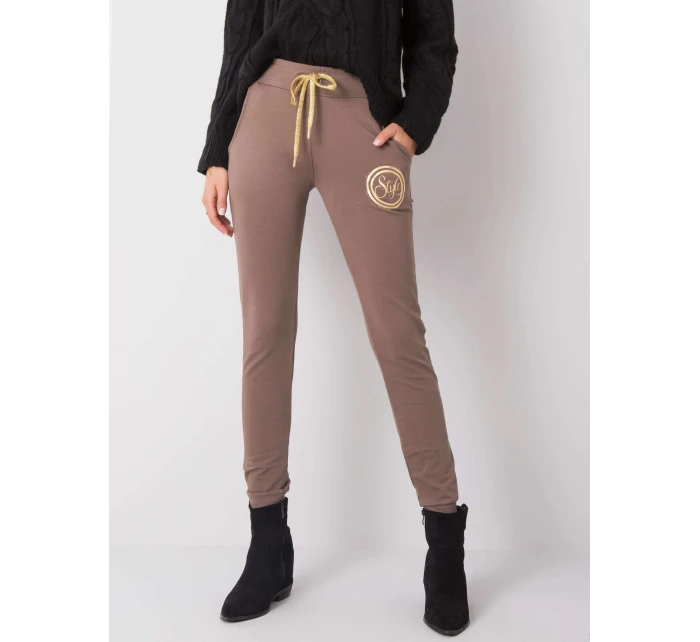 Tepláky RV DR model 14840046 hnědá - FPrice Tepláky RV DR model 14840046 hnědá - FPrice