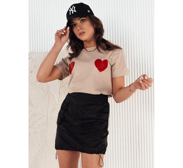 Dámske tričko PALIS beige FashionStreet RY2431