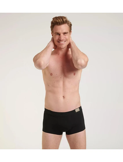 Pánské boxerky GO Natural Hipster C2P - BLACK - černá 0004 - SLOGGI