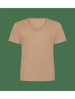 Tričko SLG Base s výstrihom do V – Smoked Sand – SLOGGI Smoked Sand – SLOGGI