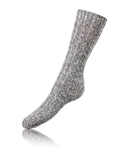 Zimné unisex ponožky NORWEGIAN STYLE SOCKS - Bellinda - šedá