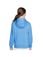 Detská mikina Nike Sportswear Club Fleece, svetlo modrá, FD3000 497 Detská mikina Nike Sportswear Club Fleece, svetlo modrá, FD3000 497