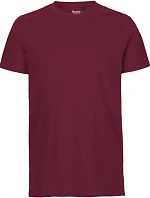 Neutral O 61001 Pánske tričko z bio bavlny 77.6101 bordó