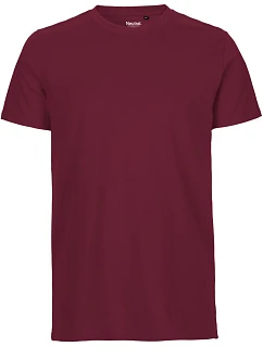 Neutral O 61001 Pánske tričko z bio bavlny 77.6101 bordó