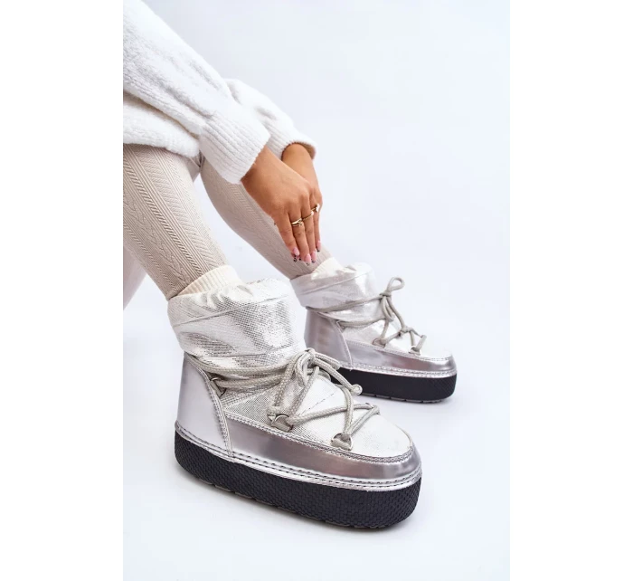 Dámské sněhule se stříbrným šněrováním Toolsa Dámské sněhule se stříbrným šněrováním Toolsa