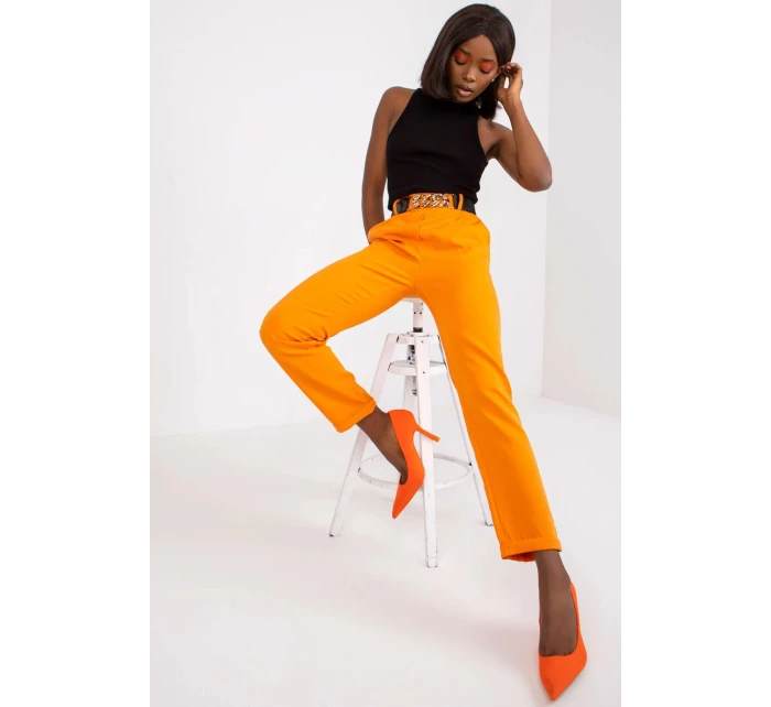 Dámske nohavice 13165.20 orange - Taliansko Moda Dámske nohavice 13165.20 orange - Taliansko Moda