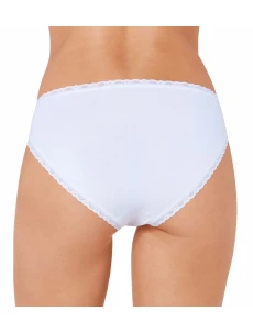 Dámske nohavičky sloggi 24/7 Cotton Lace Tai - biele - SLOGGI