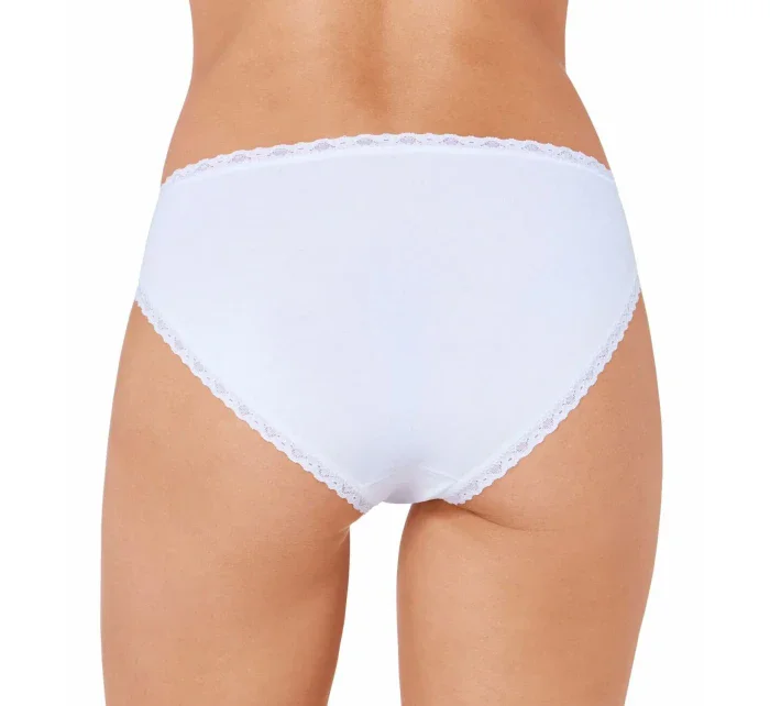 Dámske nohavičky sloggi 24/7 Cotton Lace Tai - biele - SLOGGI