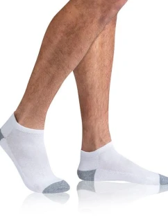 Pánske členkové ponožky 3 páry SPORT MEN IN-SHOE 3x - BELLINDA - biele