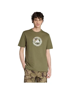 Pánske tričko adidas Camo v olivovej farbe KC7164