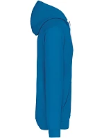 Kariban K 446 Mikina s kapucňou v kontrastných farbách 20.K446 tropical blue/white