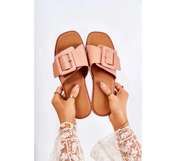 Dámské módní pantofle růžový model 21586629 - Boto