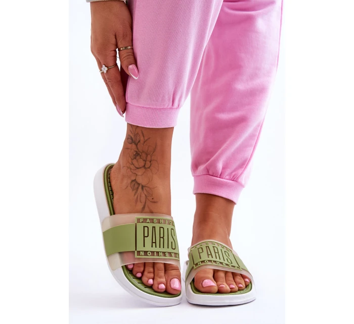 Dámské sportovní pantofle Zelená model 21618885 - Boto