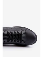 Nízké pánské tenisky z ekologické kůže Big Star model 21653618 černé - Big Star Shoes